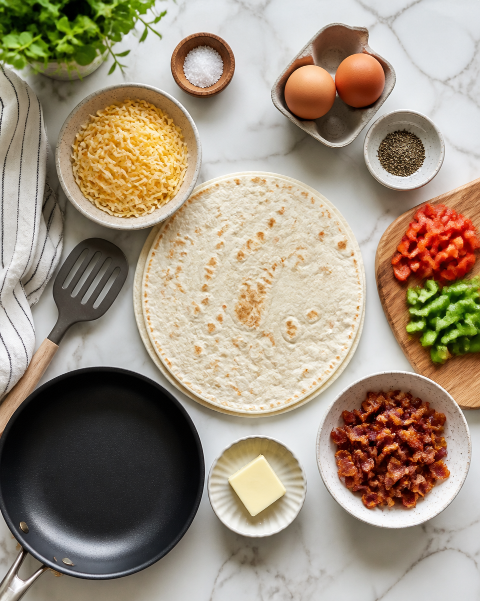 Easy Breakfast Quesadilla — Quick Morning