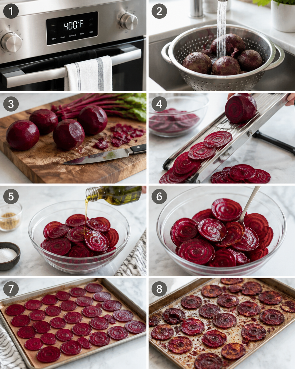 Easy Beet Chips Oven — Crispy Colorful Snack
