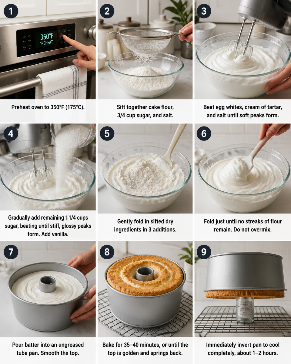 Easy Angel Food Cake — Light Fluffy Classic