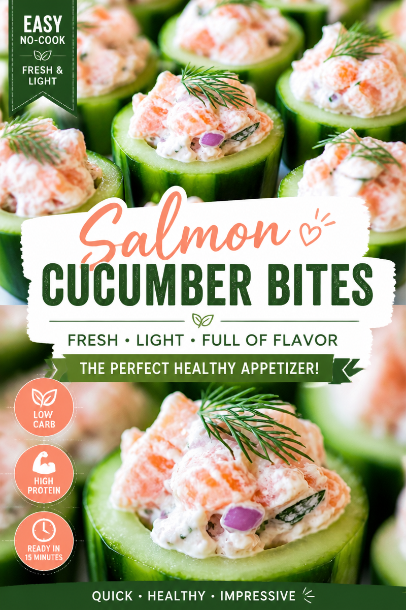 Smoked Salmon Cucumber Bites