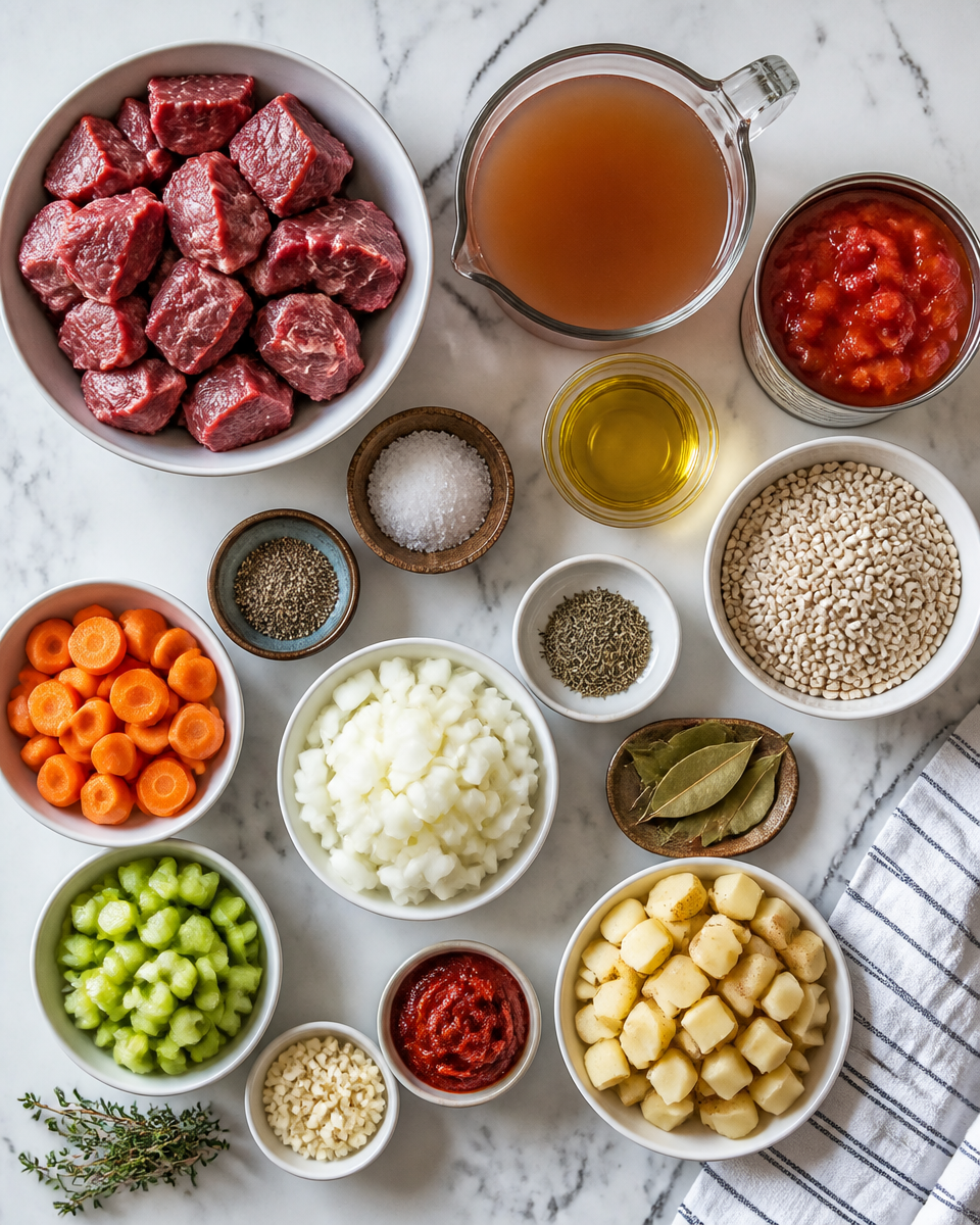 Vegetable Beef Barley Soup