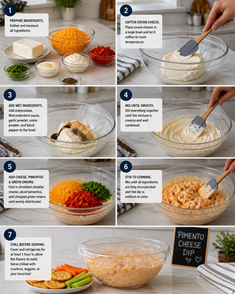Pimento Cheese Dip from Scratch