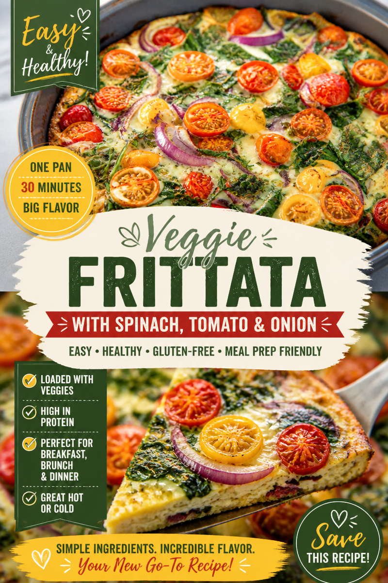 Easy Egg White Frittata — Low Calorie Veggie