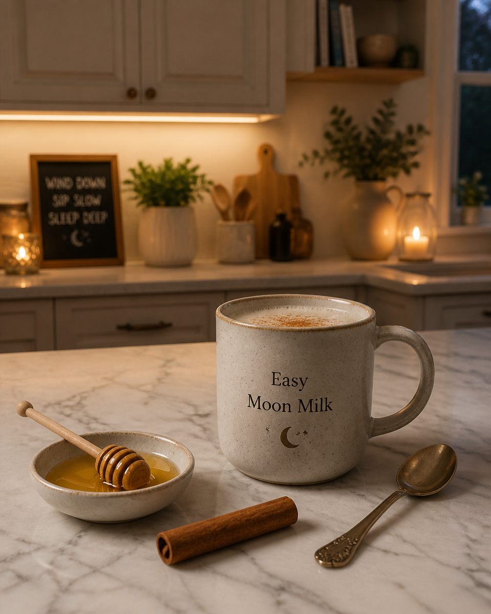 Easy Moon Milk — Ashwagandha Bedtime Drink