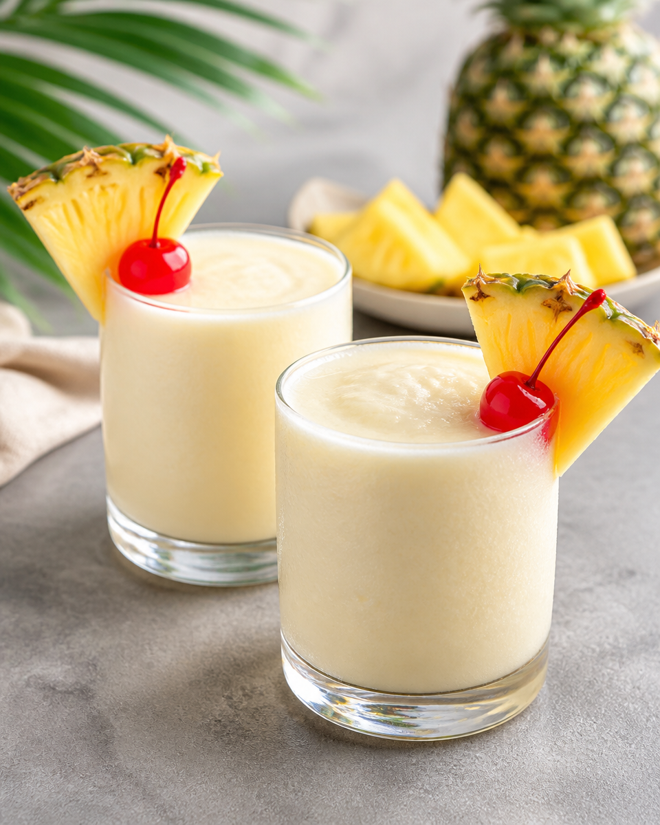 Easy Virgin Pina Colada — Tropical No Alcohol