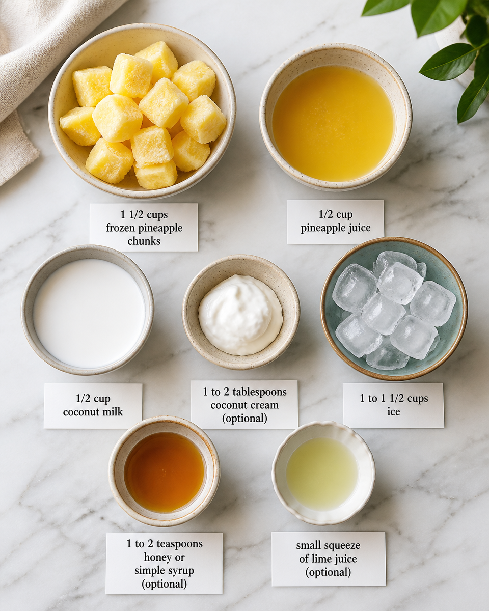 Easy Virgin Pina Colada — Tropical No Alcohol