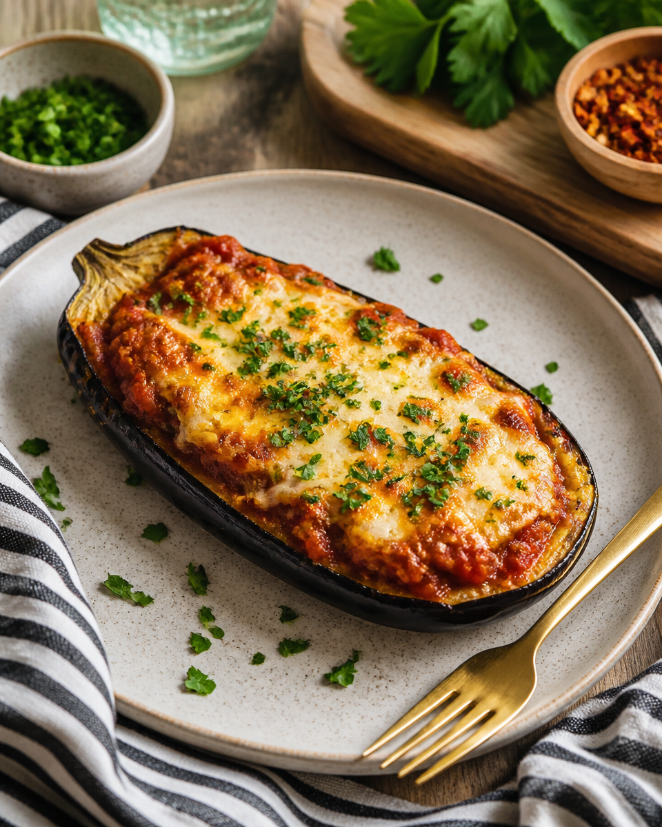 Crispy Eggplant Parmesan
