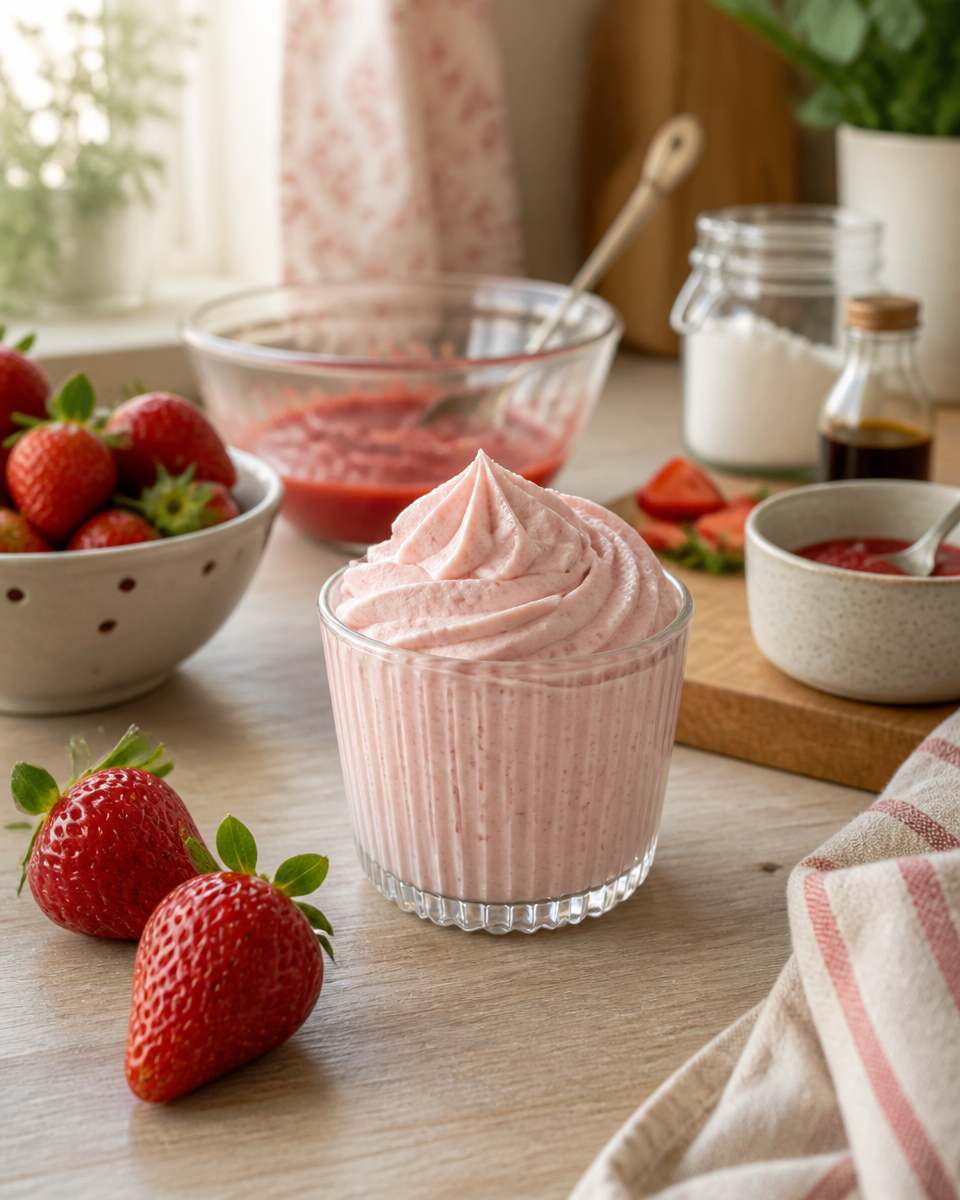 Homemade Strawberry Cold Foam