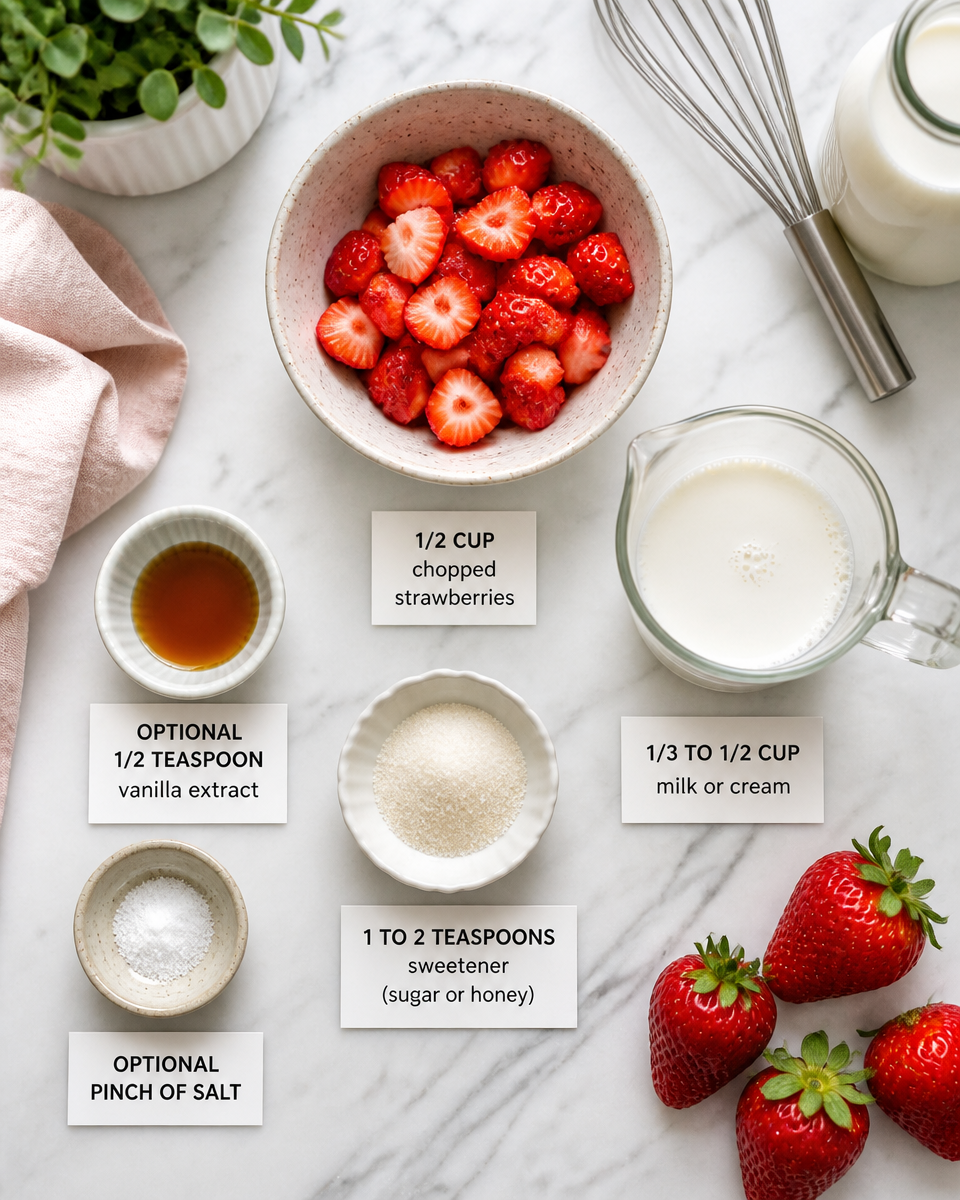 Homemade Strawberry Cold Foam