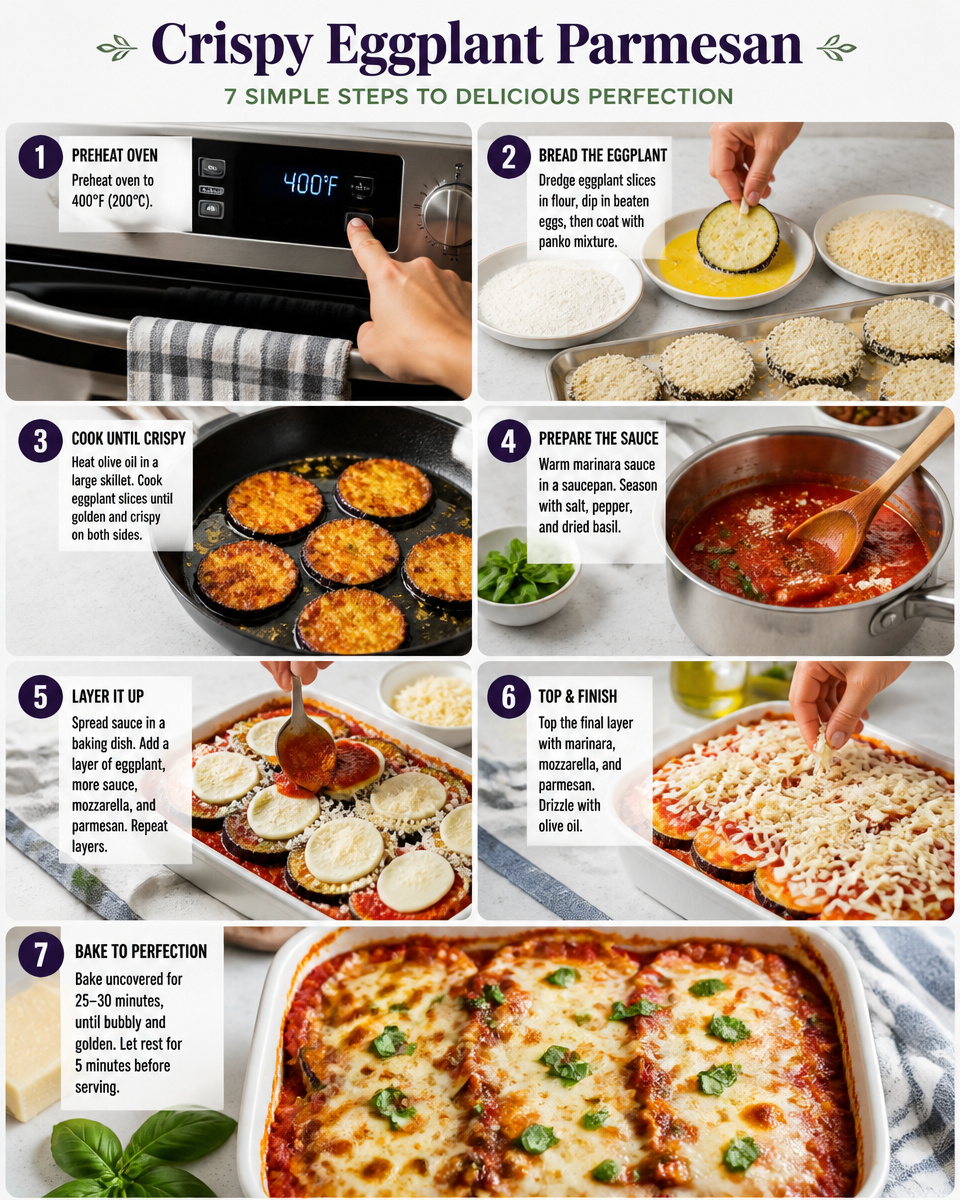 Crispy Eggplant Parmesan