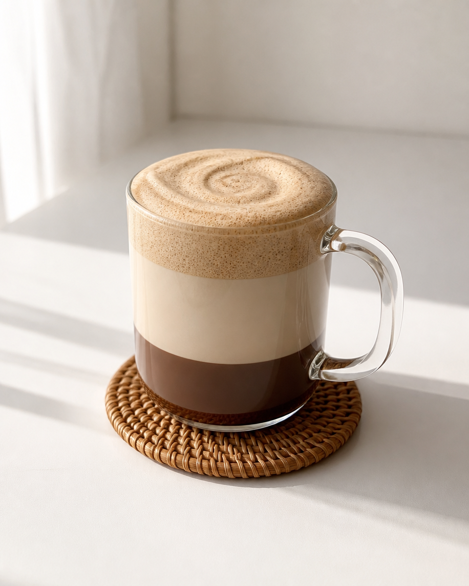 Easy Hojicha Latte — Japanese Roasted Green Tea Drink