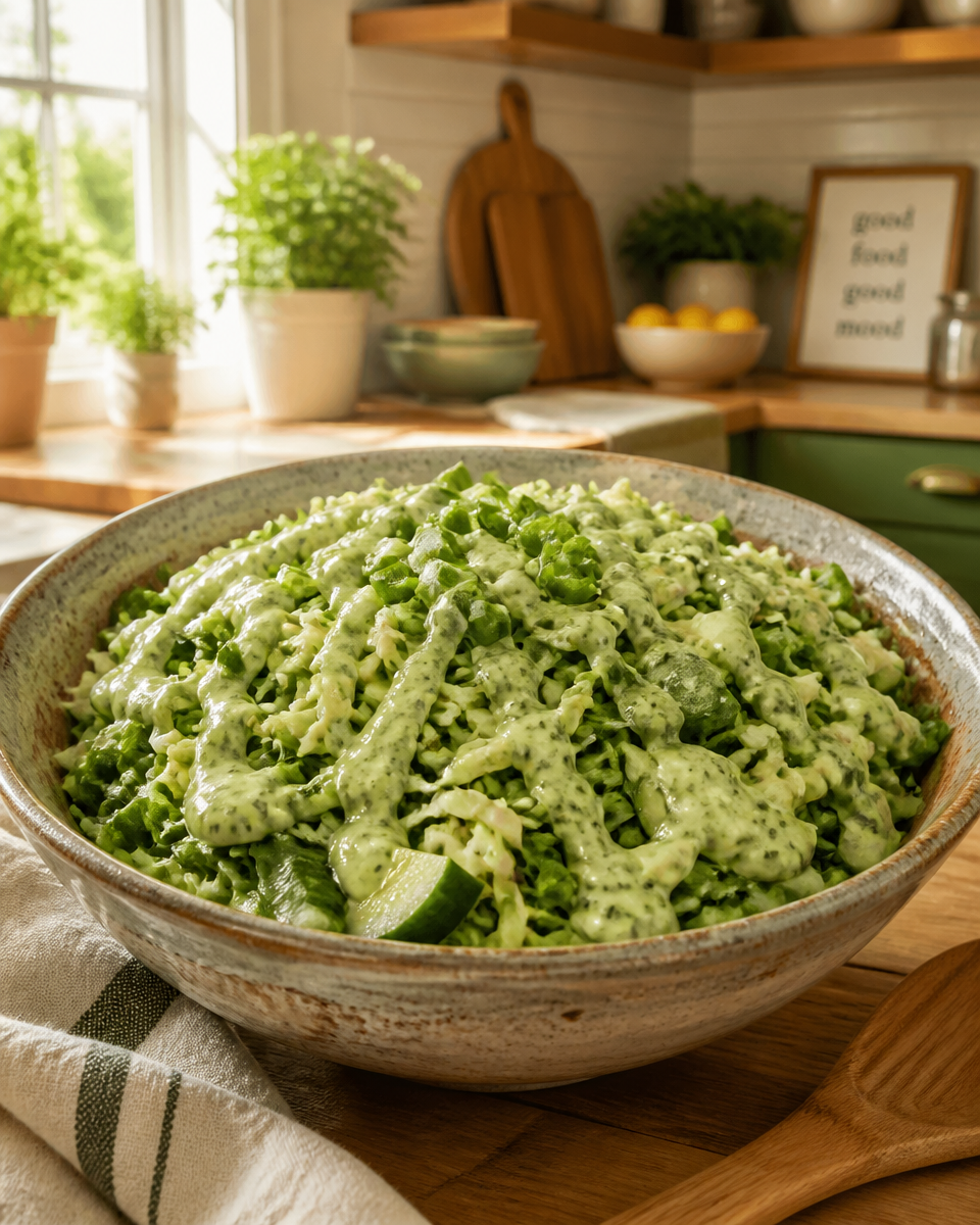 Easy Green Goddess Salad — Viral TikTok Chopped