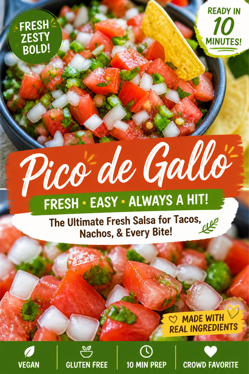 Authentic Pico de Gallo From Scratch