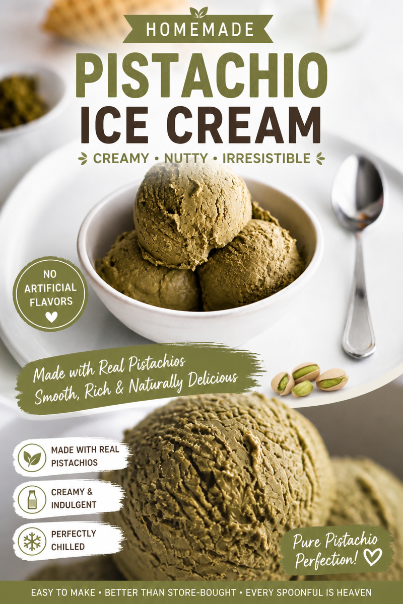 Hojicha Ice Cream (3 Ingredients, No Churn)