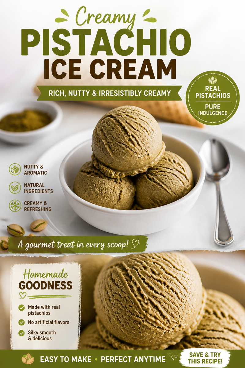 Easy Hojicha Ice Cream — No Churn Japanese Tea