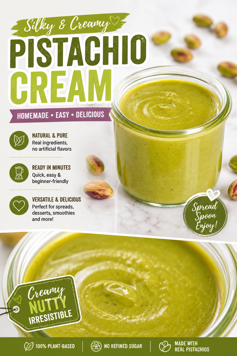 Easy Homemade Pistachio Butter — Creamy Smooth