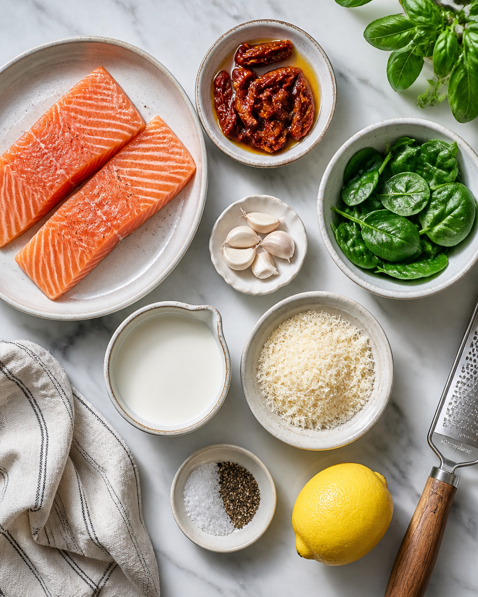 Easy Marry Me Salmon — Creamy Sun Dried Tomato