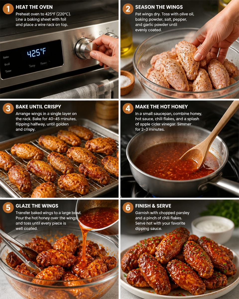 Easy Hot Honey Chicken Wings — Sticky Oven Baked