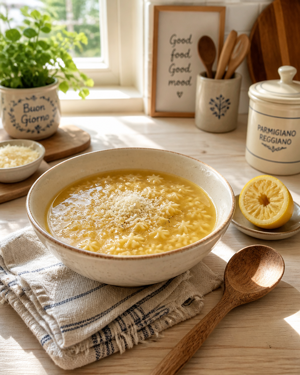 Pastina Comfort Soup (Italian Baby Pasta)