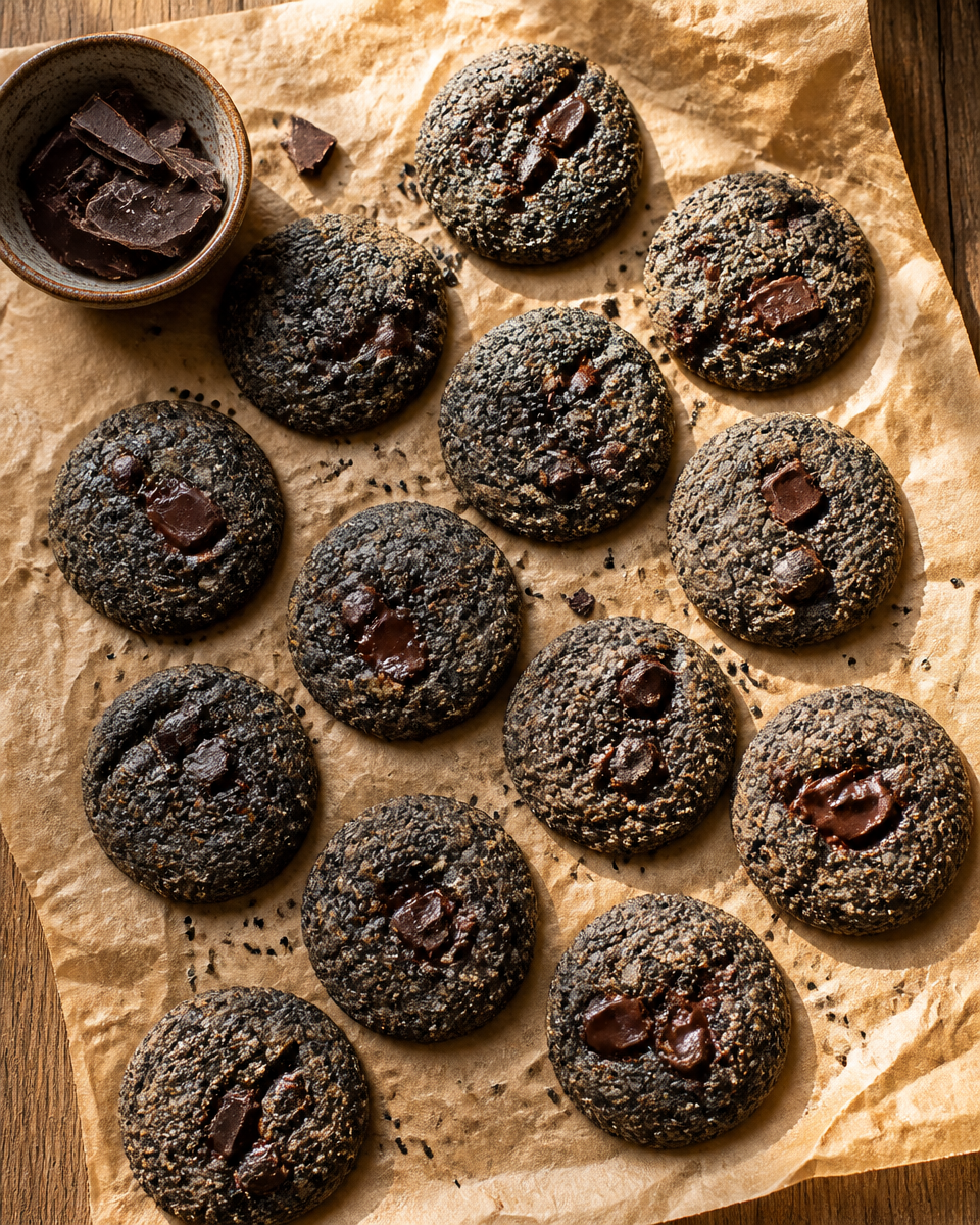 Black Sesame Cookies