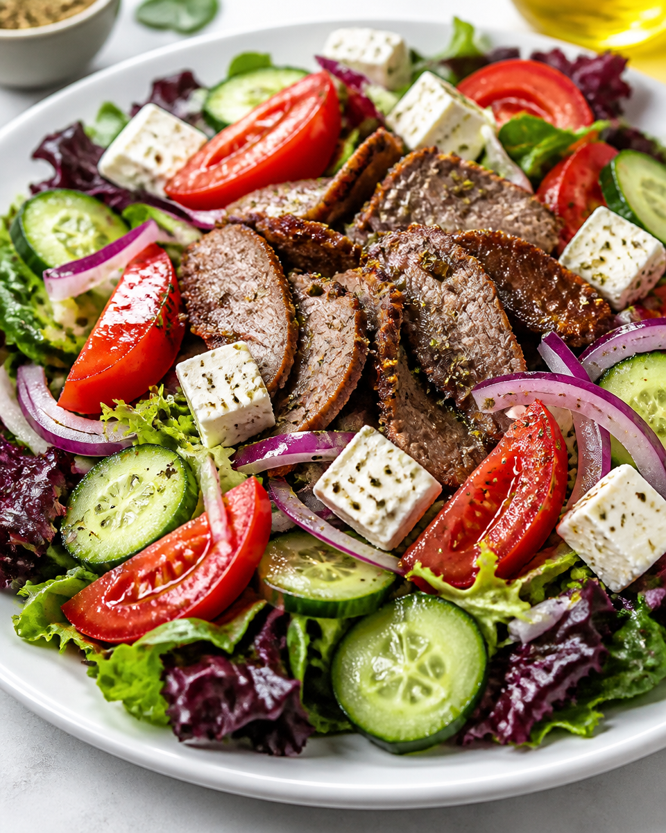 Viral Gyro Meat (Homemade Sliced on Pan)