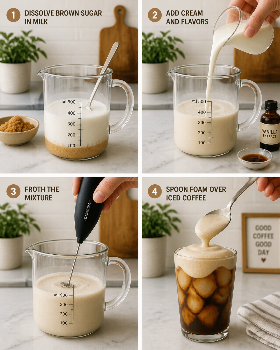 Brown Sugar Cold Foam (Starbucks Copycat)