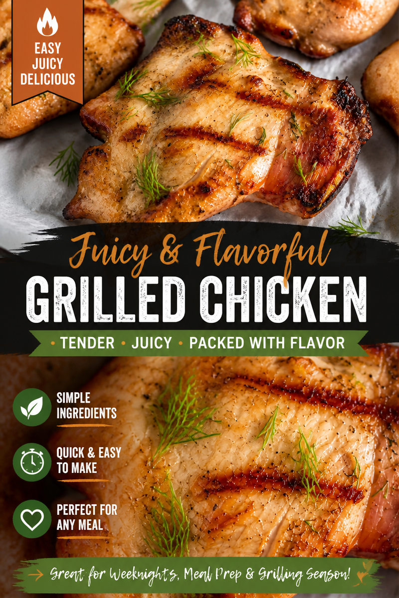Easy Pickle Chicken — Marinated Juicy Grilled