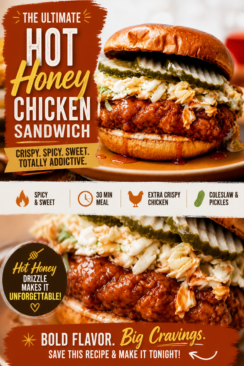 Easy Hot Honey Fried Chicken Sandwich — Crispy