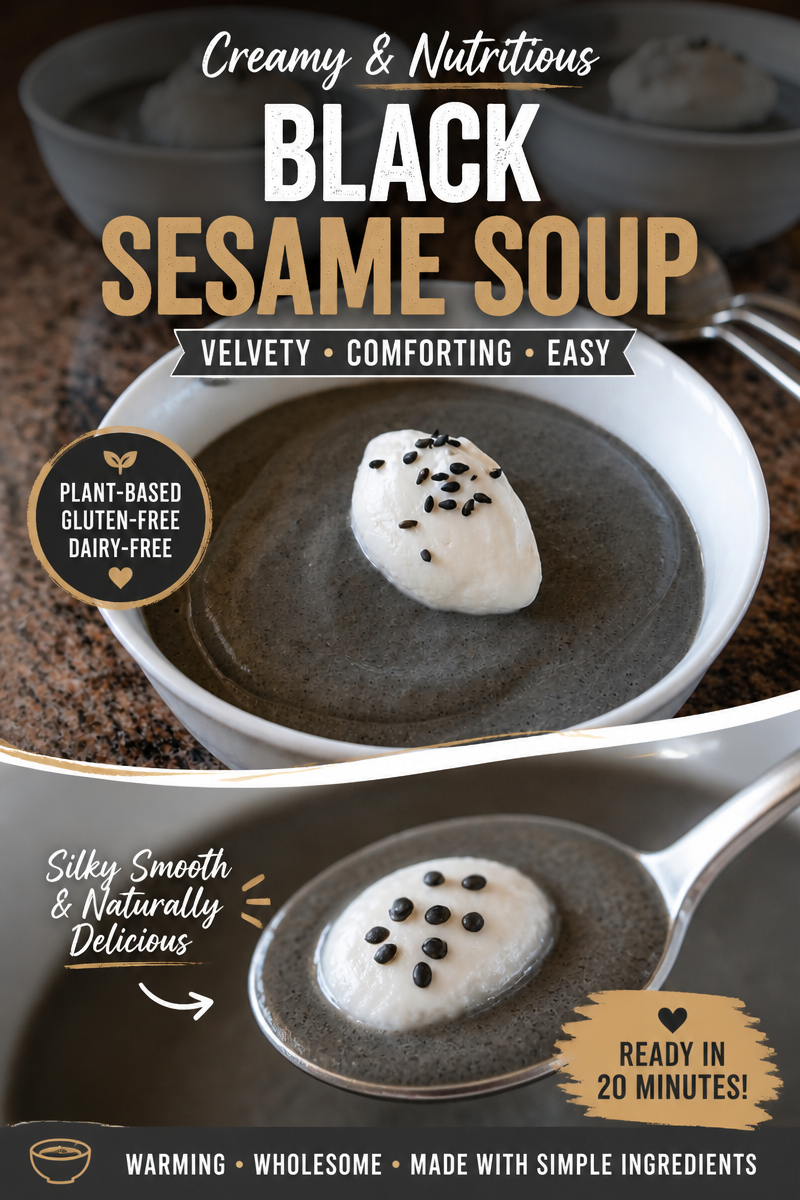 Easy Black Sesame Ice Cream — Viral Asian Dessert