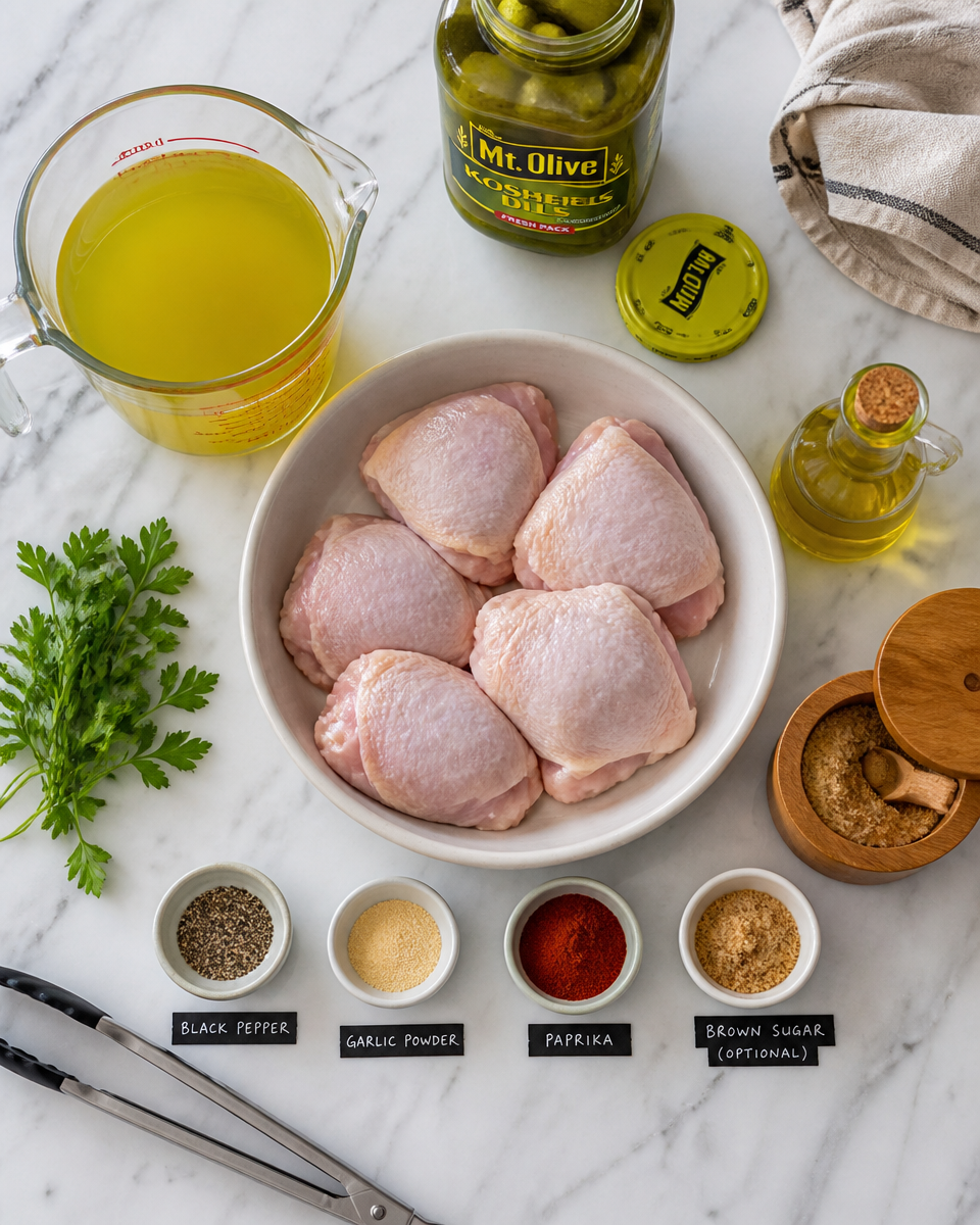 Easy Pickle Chicken — Marinated Juicy Grilled