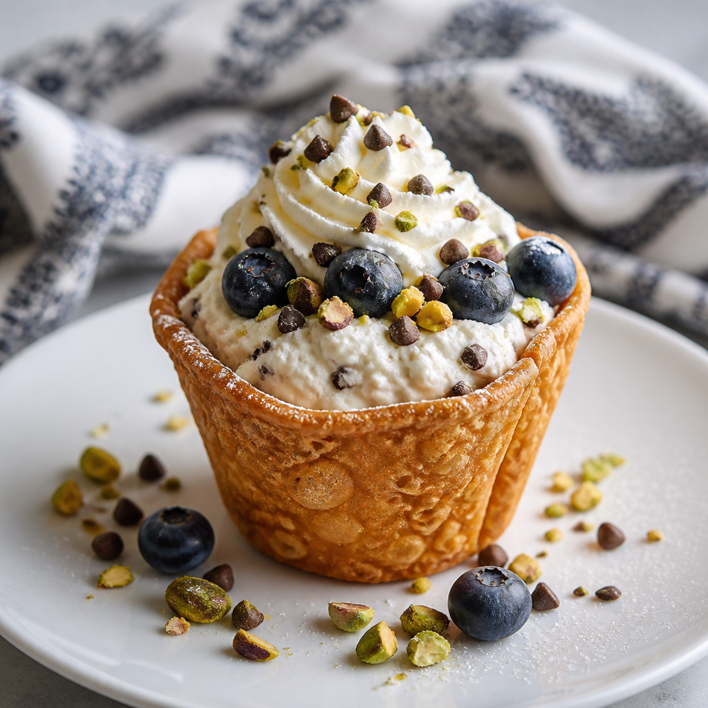 Deliciously Creamy No-Bake Blueberry Cannoli Cups to Savor 6 Deliciously Creamy No-Bake Blueberry Cannoli Cups to Savor