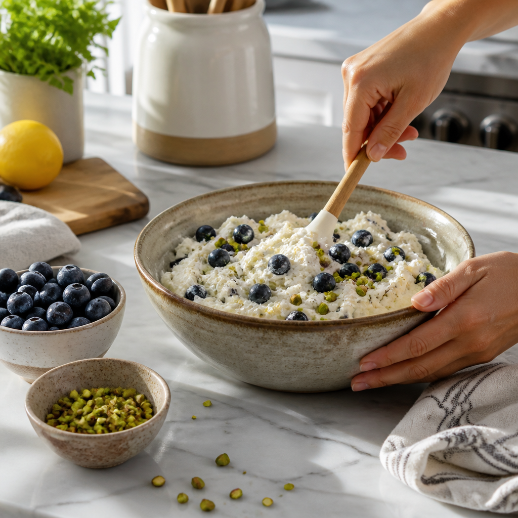 Cozy Up with Old-Fashioned Creamy Blueberry Pistachio Ricotta Cake 8 Cozy Up with Old-Fashioned Creamy Blueberry Pistachio Ricotta Cake
