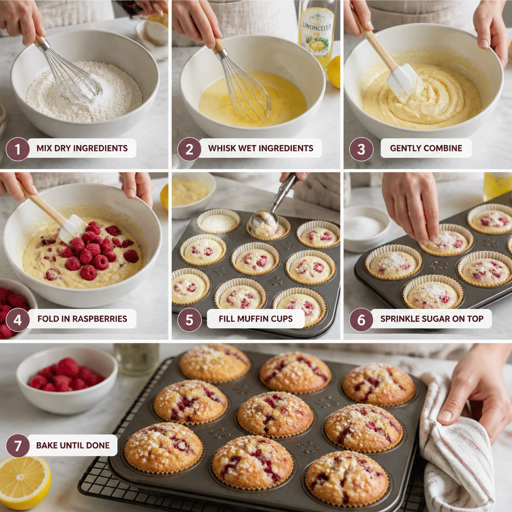 Raspberry Limoncello Ricotta Muffins You'll Love to Make 8 Raspberry Limoncello Ricotta Muffins