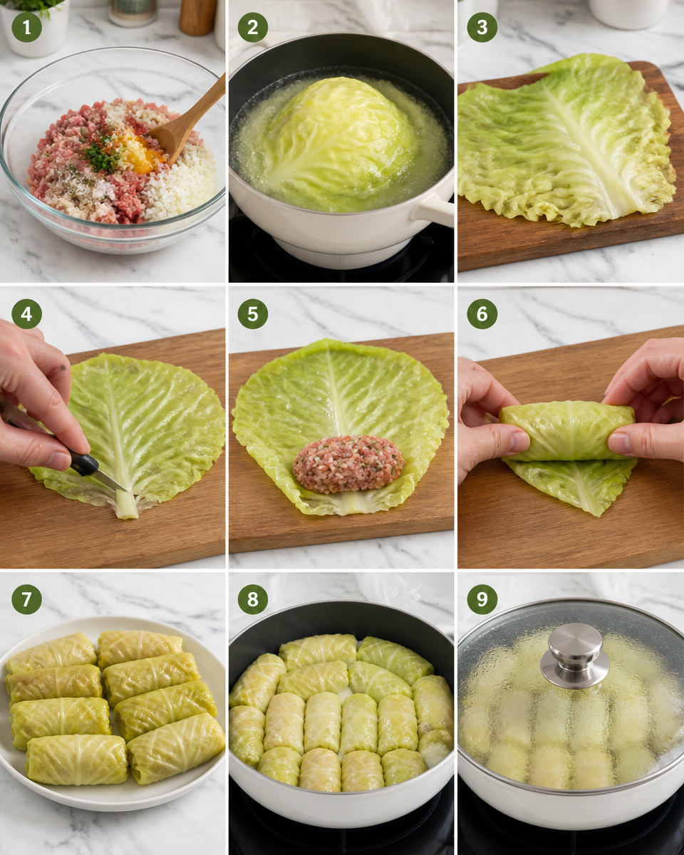 Stuffed Cabbage Dumplings