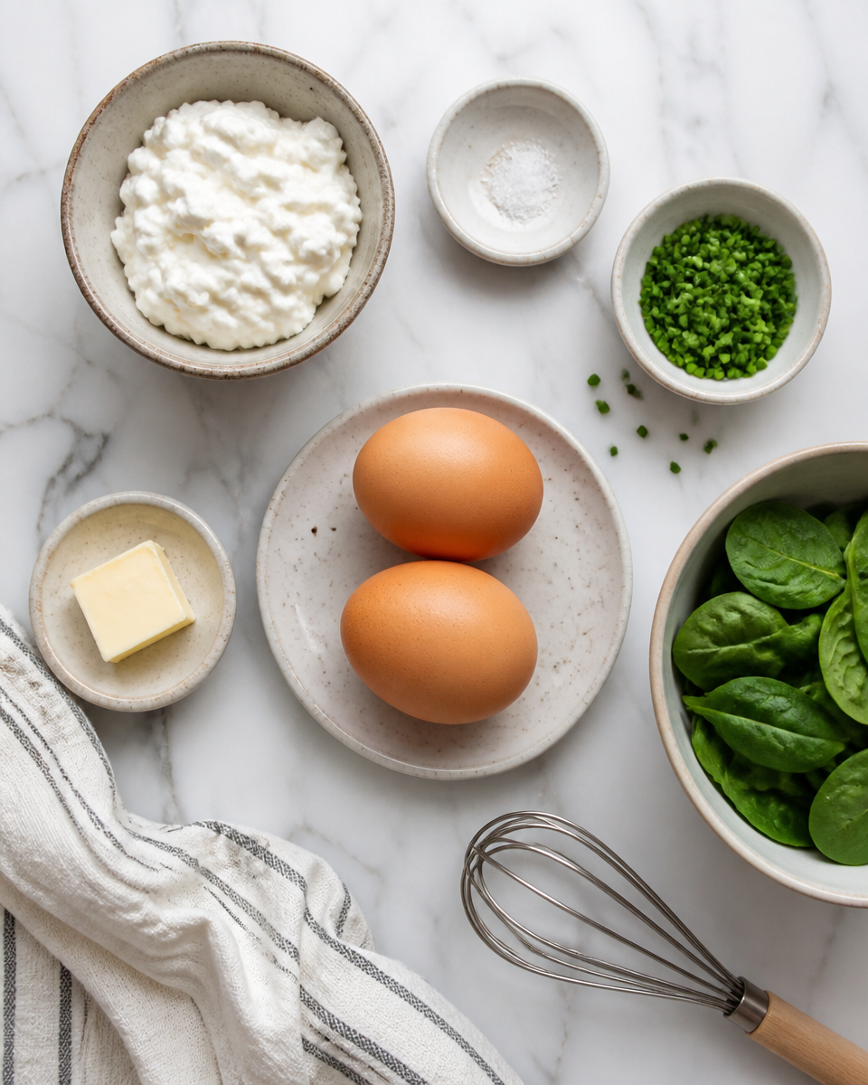 Easy Cottage Cheese Scrambled Eggs — Fluffy Protein