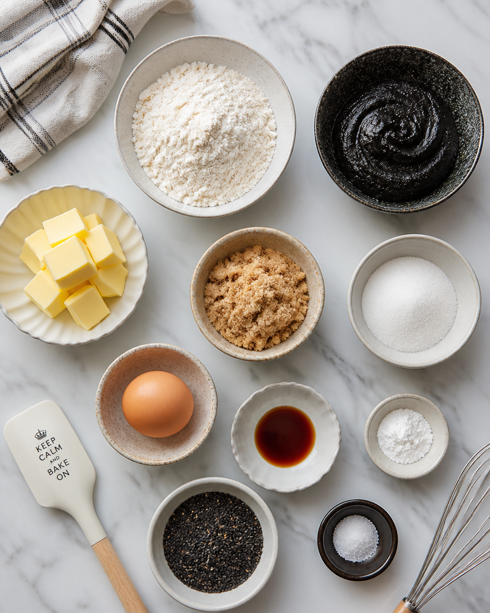 Easy Black Sesame Cookies — Nutty Asian Inspired