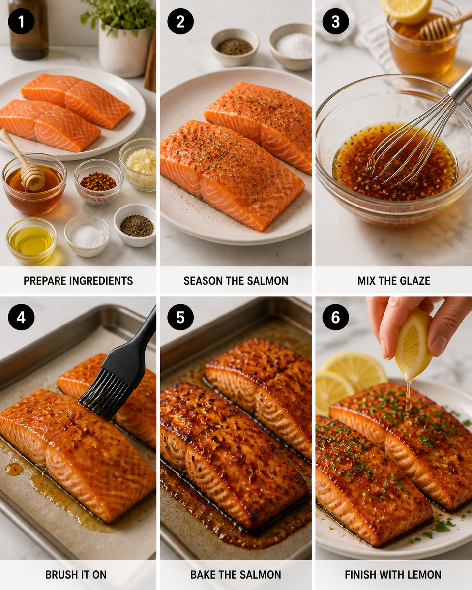 Easy Hot Honey Salmon — Sweet Heat Glazed