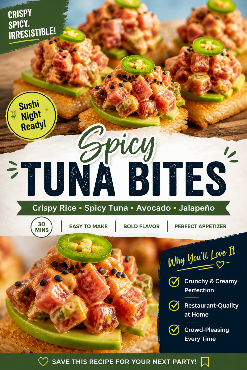 Crispy Rice Spicy Tuna Bites