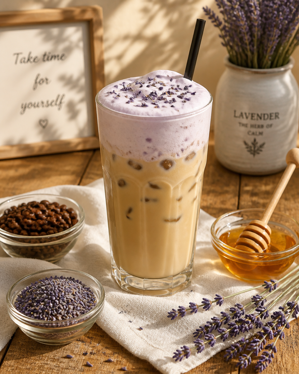Lavender Honey Cold Foam Latte
