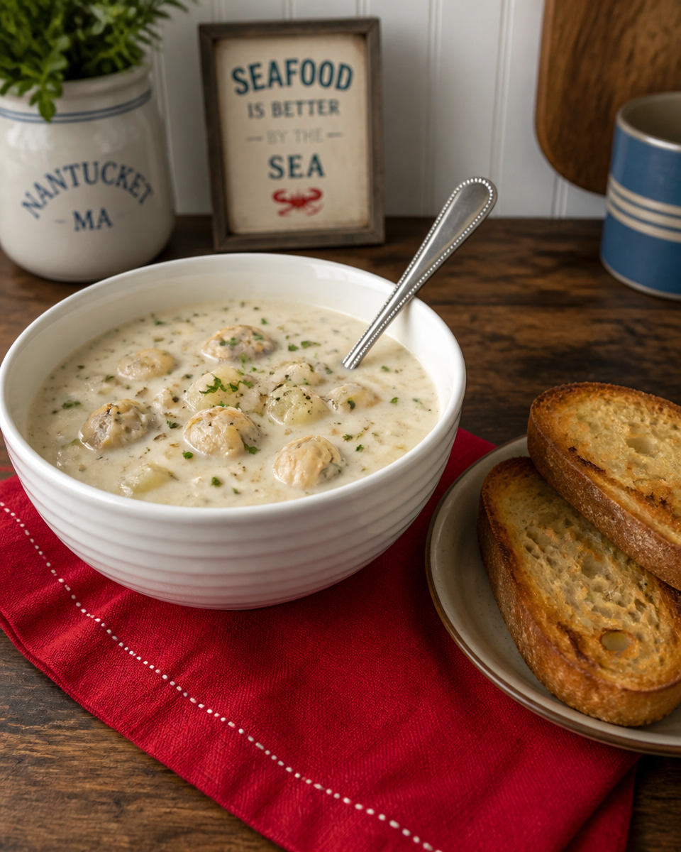 Clam Chowder (Thick and Creamy)