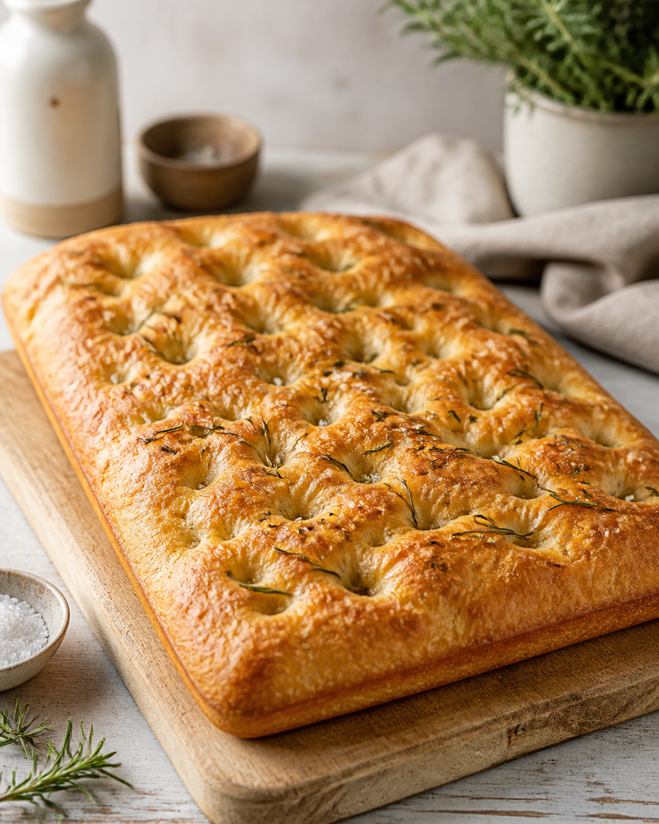 Light and Airy Focaccia Bread