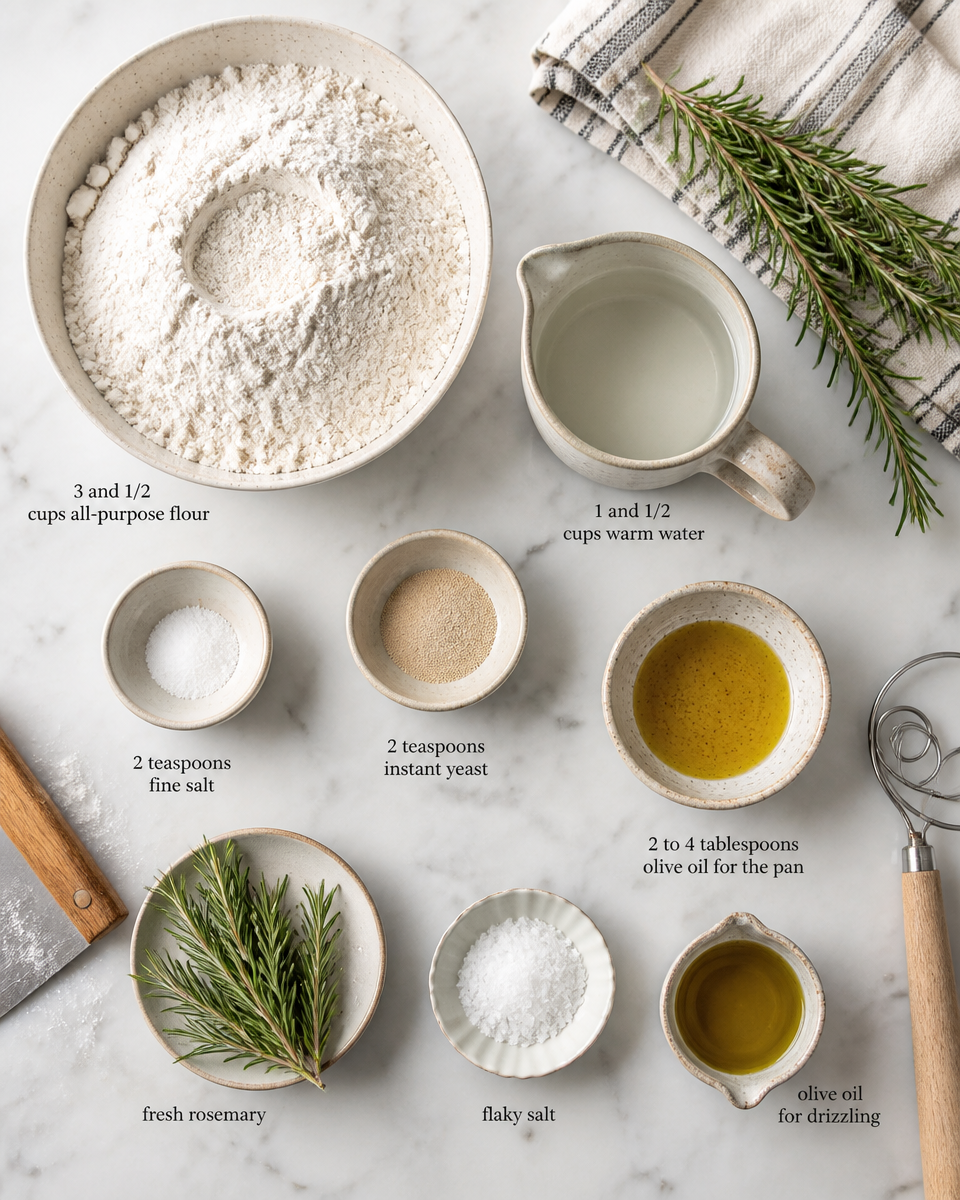 Light and Airy Focaccia Bread