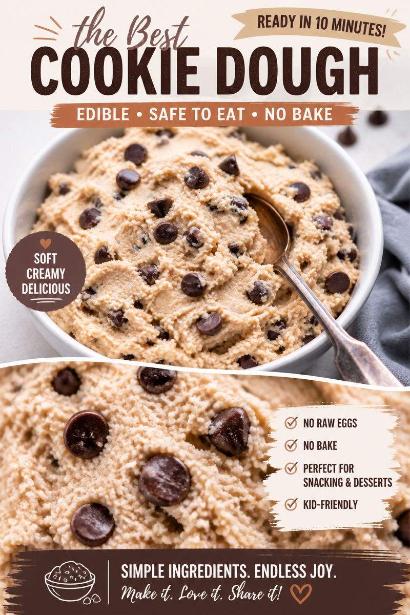 Easy Cottage Cheese Cookie Dough — No Bake Safe