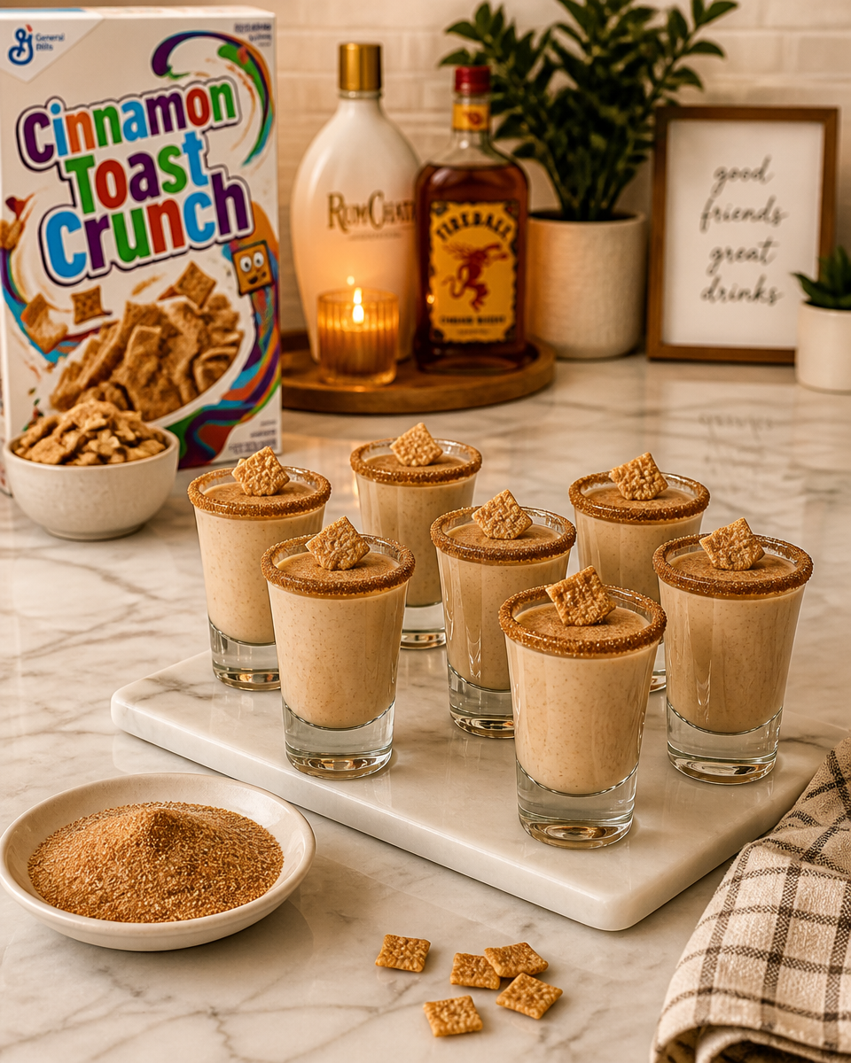 Easy Cinnamon Toast Crunch Shots — Party Drink