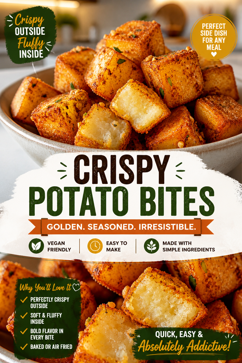 Easy Crispy Potato Cubes — Air Fryer Seasoned