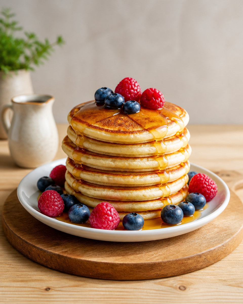 Easy High Protein Pancakes — Cottage Cheese Fluffy
