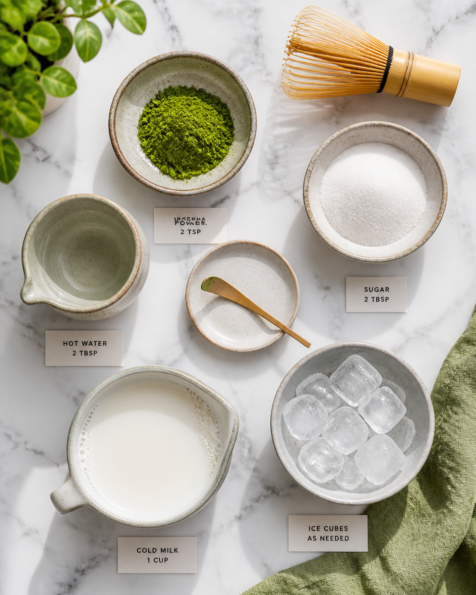 Easy Dalgona Matcha — Whipped Green Tea Drink