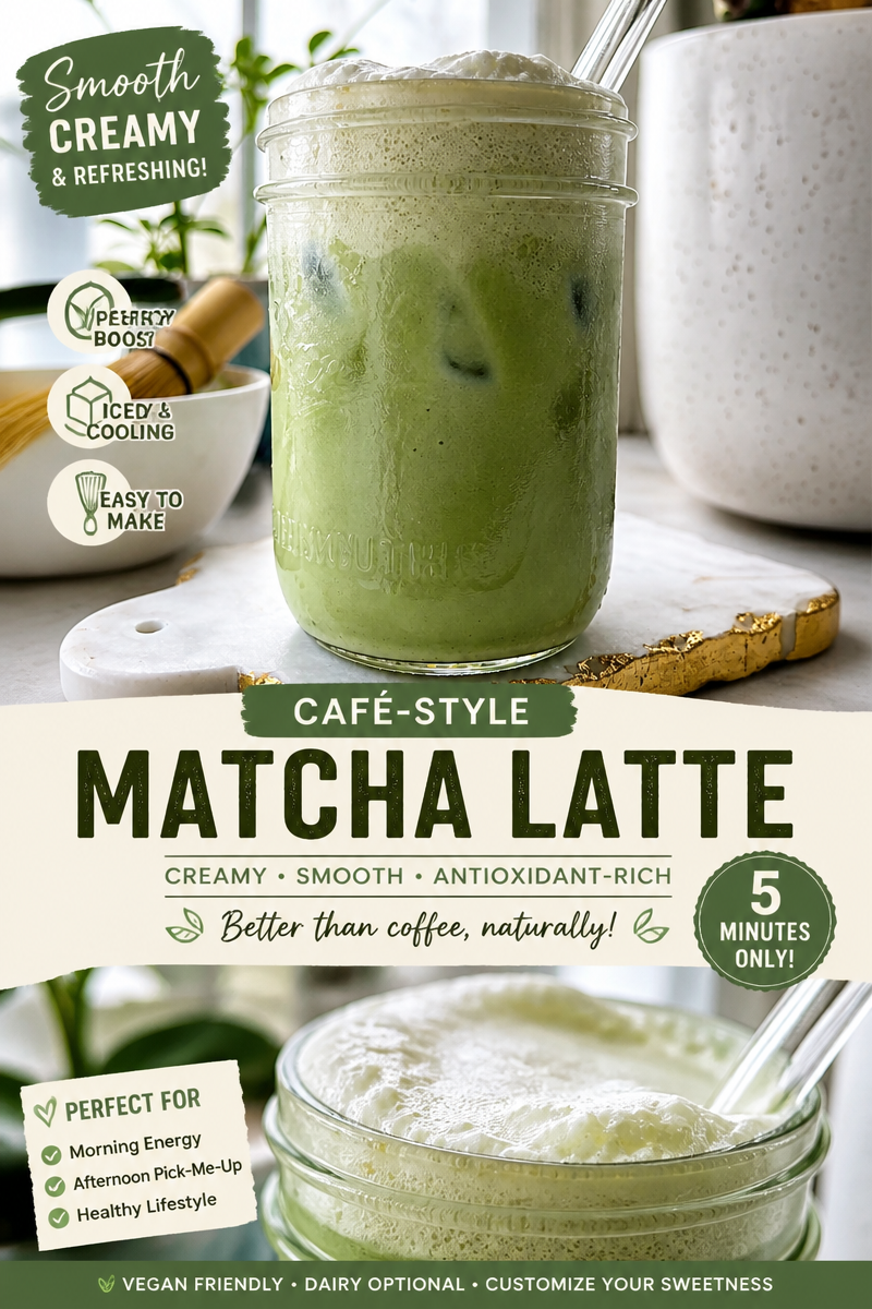Matcha Cold Foam Green Tea Latte