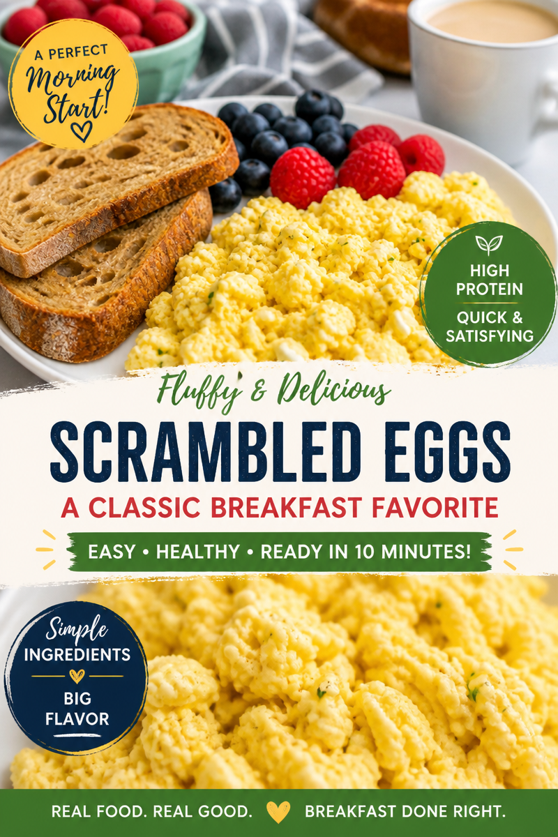 Cottage Cheese Scrambled Eggs (Creamy & Fluffy)