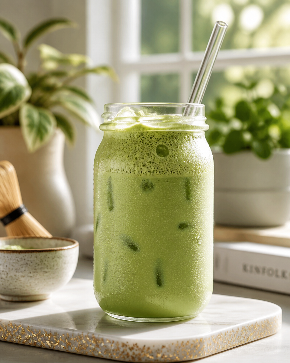 Matcha Cold Foam Green Tea Latte